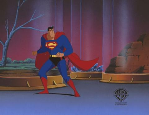 Superman The Main Man Part II Production Cel - ID: IFA6701 Warner Bros.