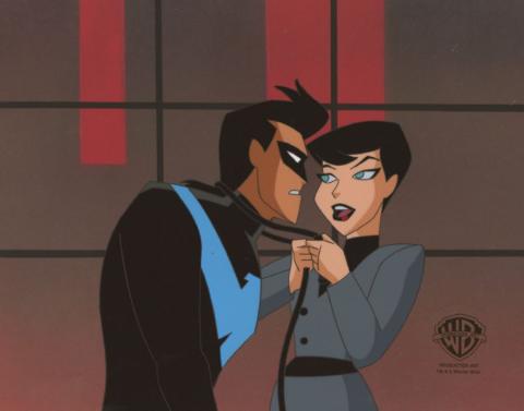 Nightwing and Selina Kyle You Scratch My Back Production Cel - ID: IFA6732 Warner Bros.