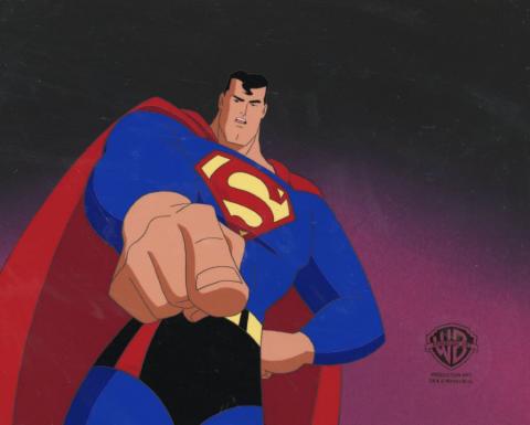 Superman The Main Man Part II Production Cel & Drawing - ID: IFA6796 Warner Bros.