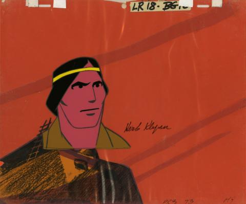 The Lone Ranger Production Cel and Background - ID: Lone013 Format