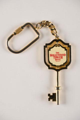 Tower of Terror Hollywood Tower Hotel Room Key Spinner Keychain - ID: apr22189 Disneyana