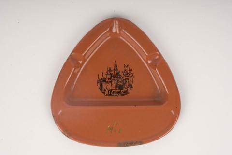 1970s Disneyland Souvenir His Brown Metal Ashtray - ID: apr22213 Disneyana