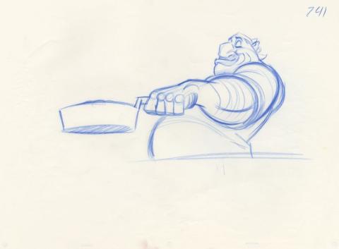 Treasure Planet John Silver Production Drawing - ID: apr22251 Walt Disney