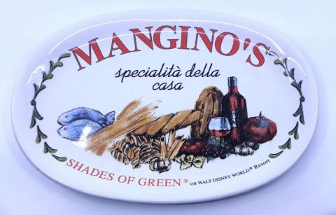 WDW Shades of Green Resort Mangino's Serving Plate - ID: aprdisneyland20336 Disneyana