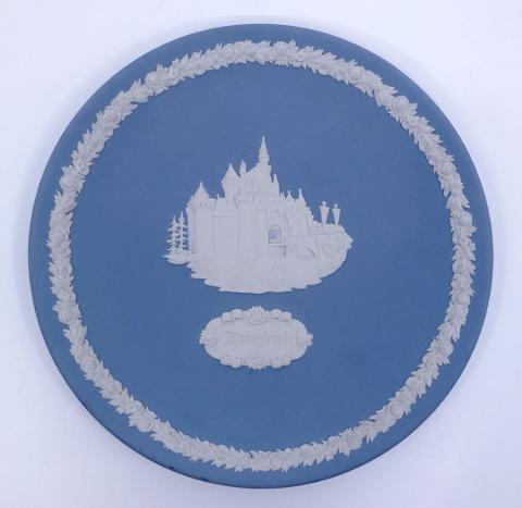 Disneyland Limited Edition Blue Jasperware Plate - ID: aprdisneyland20367 Disneyana
