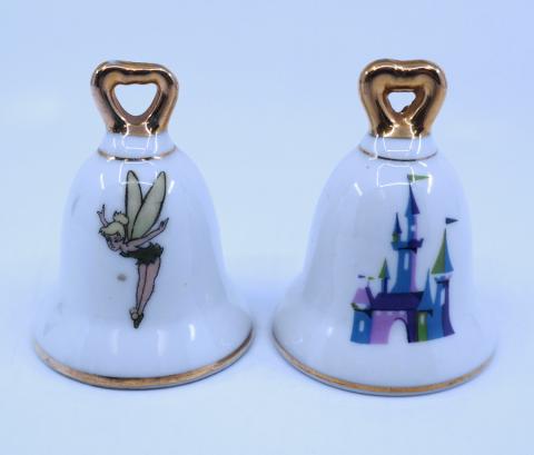 Disneyland Tinker Bell & Castle Salt and Pepper Shakers - ID: aprdisneyland21302 Disneyana