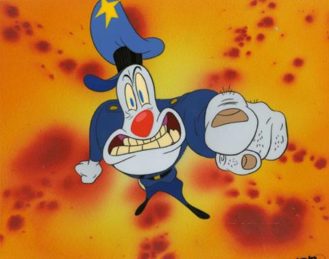 Ren and Stimpy Matching Production Cel and Background - ID: aprrenstimpy22084 Nickelodeon