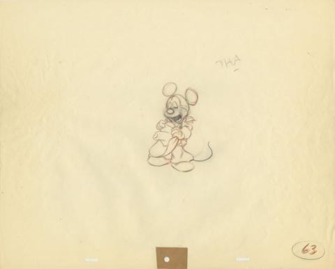 The Mickey Mouse Club Talent Round-up Day Production Drawing - ID: aug22239 Walt Disney