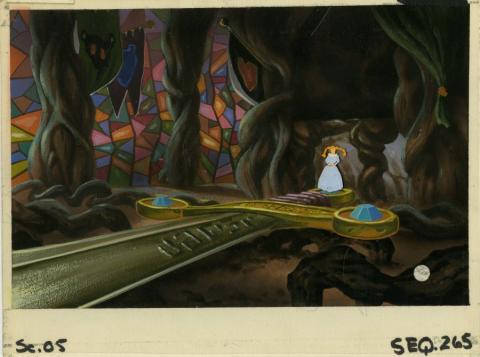 Thumbelina Original Concept Painting - ID: aug22278 Don Bluth