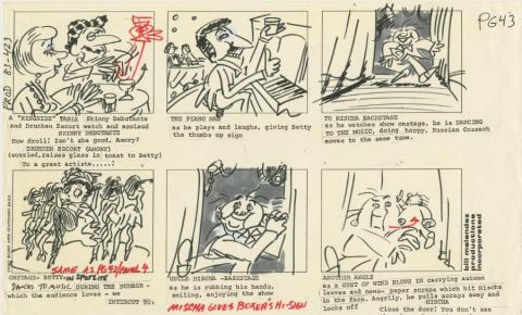 The Romance of Betty Boop Storyboard - ID: aug22318 Bill Melendez