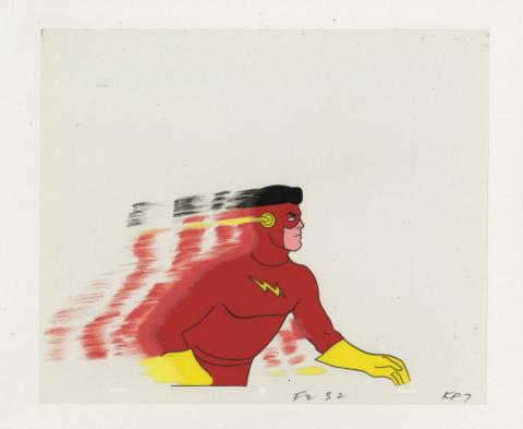 The Flash Running Kid Flash Production Cel - ID: aug22337 Filmation