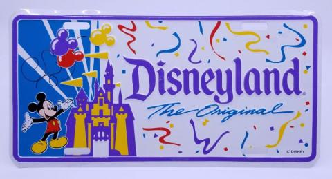 1991 Disneyland The Original Novelty License Plate - ID: augdisneyana21010 Disneyana
