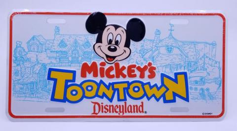 Mickey’s Toontown Novelty License Plate - ID: augdisneyana21011 Disneyana