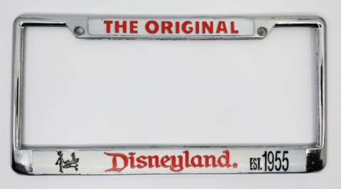 Disneyland the Original License Plate Frame - ID: augdisneyana21012 Disneyana