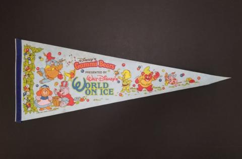 Walt Disney’s World On Ice Gummi Bears Pennant - ID: augdisneyana21200 Disneyana