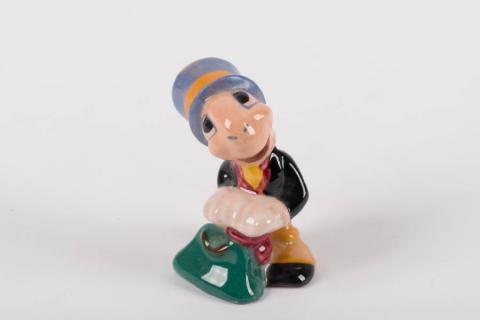 1940 Pinocchio Jiminy Cricket Ceramic Figurine - ID: brayton00010j Disneyana