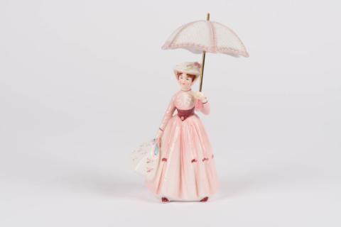 1964 Mary Poppins Ceramic Figurine by Enesco - ID: enesco00041mar Disneyana