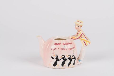 Mary Poppins & Bert Musical Teapot by Enesco - ID: enesco00045mar Disneyana