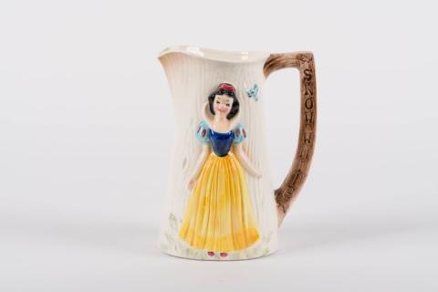 1960s Snow White Ceramic Pitcher by Enesco - ID: enesco00071sno Disneyana