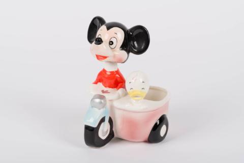 1970s Mickey Mouse Ceramic Planter by Enesco - ID: enesco00098mic Disneyana
