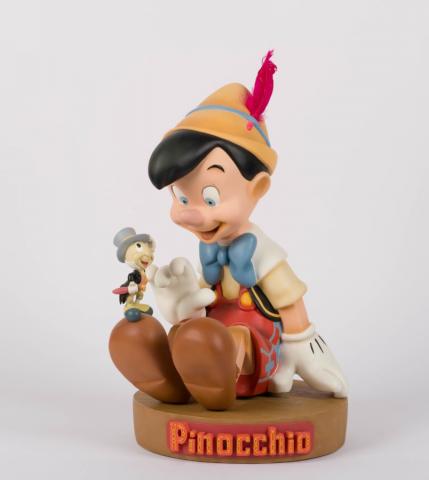 Pinocchio and Jiminy Cricket Big Fig Resin Statue - ID: febbigfig22033 Disneyana