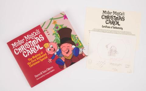 Limited Edition Mister Magoo's Christmas Carol by Darrell Van Citters Signed Book & Print - ID: febbook22164 UPA