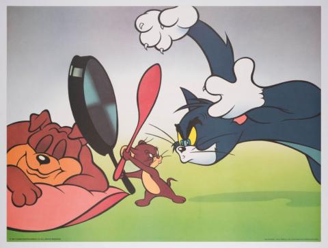 Tom and Jerry Don't Wake Spike Limited Edition Poster - ID: febmgm22035 MGM