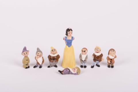 1950s Snow White and the Seven Dwarfs Set by Hagen Renaker - ID: hagen00031snse Disneyana