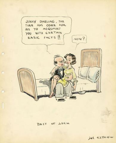 Les Elton Animator's Wedding Gift Gag Drawing - ID: jandisneyana22032 Walt Disney