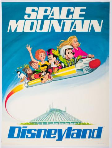 Space Mountain Freaky Friday Poster - ID: jandisneyland22272 Disneyana