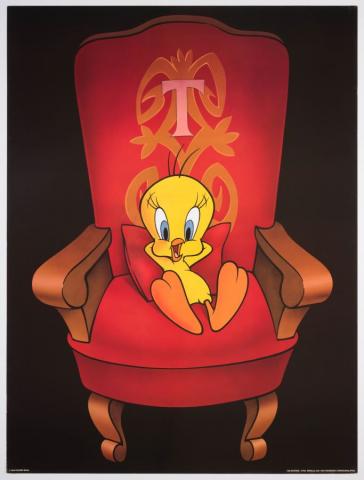 Tweety Lounging Limited Edition Poster - ID: janlooney22309 Warner Bros.