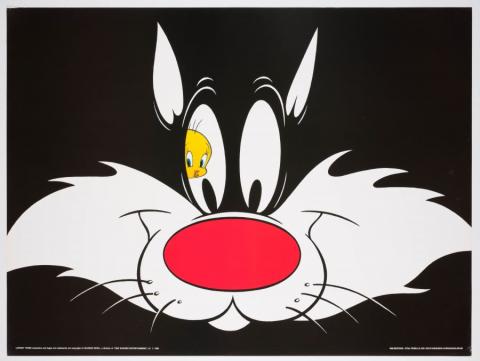 Sylvester & Tweety Inside Your Head Limited Edition Poster - ID: janlooney22312 Warner Bros.