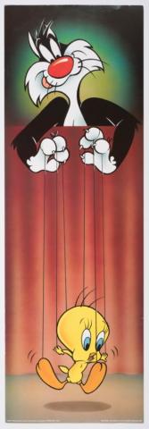 Sylvester & Tweety Marionette Limited Edition Poster - ID: janlooney22314 Warner Bros.