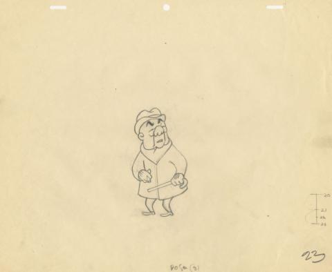 1950s Mr. Magoo Production Drawing - ID: janmagoo22037 UPA