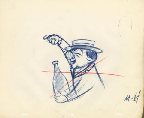 1950s Mr. Magoo Production Drawing - ID: janmagoo22056 UPA