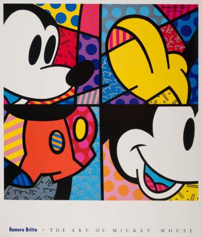 Mickey From Head to Toe by Romero Art of Mickey Mouse Poster - ID: janmickey22291 Disneyana
