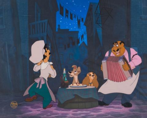 Lady and the Tramp Limited Edition Hand-Painted Cel - ID: jantramp22119 Walt Disney