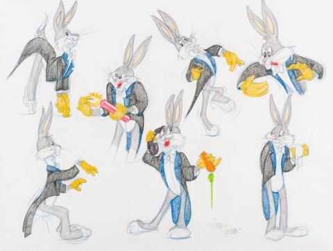 Virgil Ross Rhapsody Rabbit Original Drawing - ID: janvirgil22127 Warner Bros.