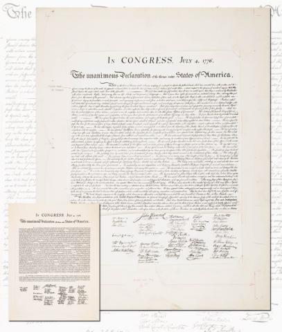 American Adventure Declaration of Independence Development Copies - ID: janwdw22155 Disneyana