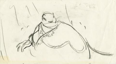 Mulan Rough Story Sketch by Chris Sanders - ID: jul22037 Walt Disney