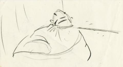 Mulan Rough Story Sketch by Chris Sanders - ID: jul22038 Walt Disney