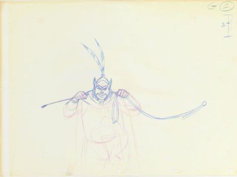 Mulan General Li Production Drawing - ID: jul22358 Walt Disney