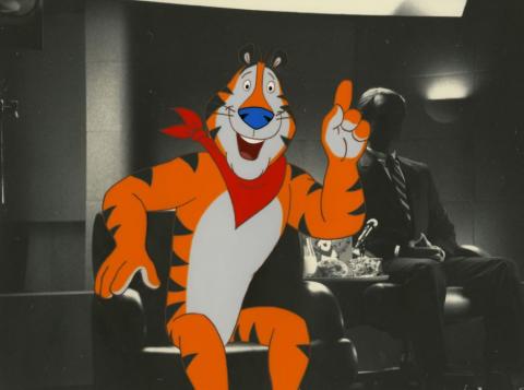 Frosted Flakes Cereal Tony the Tiger Commercial Production Cel - ID: julcommercial21295 Commercial