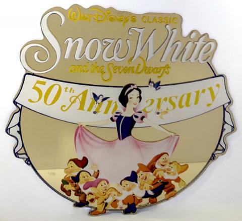 Snow White 50th Anniversary Lamppost Sign - ID: juldisneyana21087 Disneyana