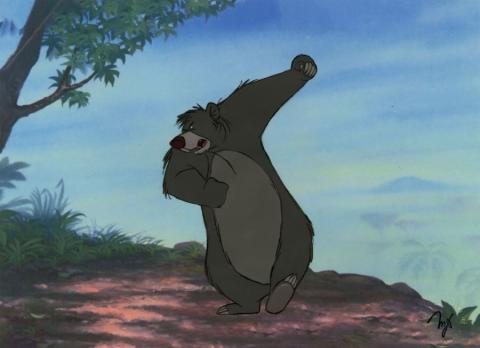 The Jungle Book Baloo Production Cel - ID: juljungle21124 Walt Disney