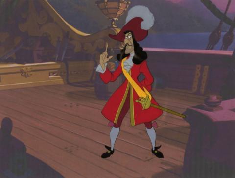 Peter Pan Captain Hook Model Cel - ID: julpeter21110 Walt Disney