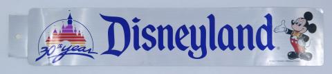 Disneyland 30th Year Anniversary Bumper Sticker - ID: julydisneyana21144 Disneyana