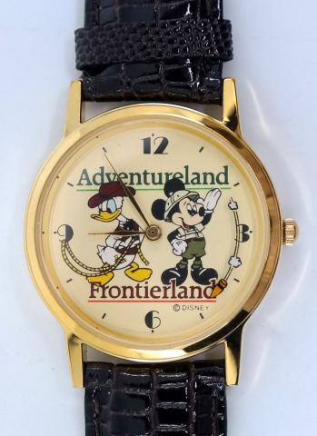 Adventureland & Frontierland Disney Cast Member Wristwatch - ID: julydisneyana21283 Disneyana