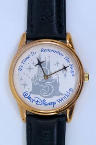 WDW 25th Anniversary Remember the Magic Wristwatch - ID: julydisneyana21286 Disneyana