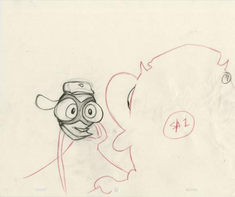Ren & Stimpy Adult Party Cartoon Production Drawing - ID: jun22108 Nickelodeon